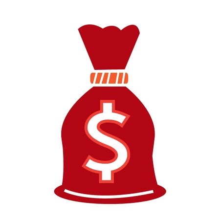 dollar money iconのイラスト素材