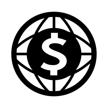 Dollar sign money iconのイラスト素材