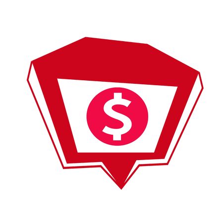 Dollar sign money iconのイラスト素材