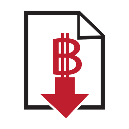 Bitcoin icon designのイラスト素材