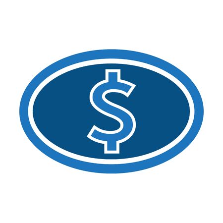 Dollar money icon.のイラスト素材