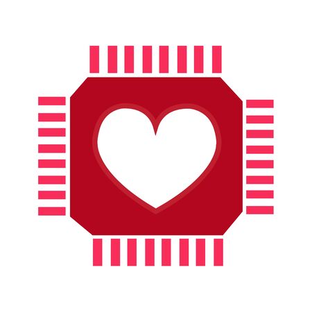 Heart vector iconのイラスト素材
