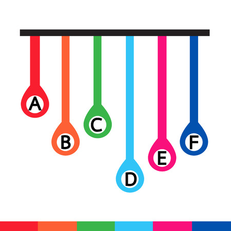 Business data graph iconのイラスト素材
