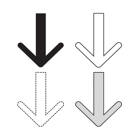 Arrow Icon vectorのイラスト素材