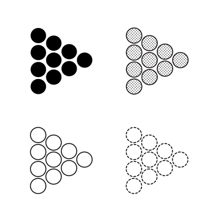 Vector arrow icon illustrationのイラスト素材