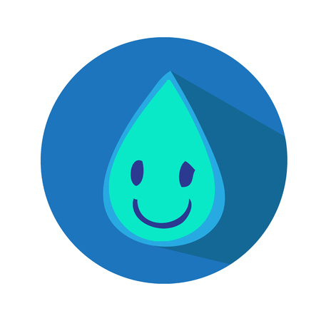 Water drop icon Vector illustrationのイラスト素材