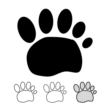 Animal footprint Icon Vectorのイラスト素材