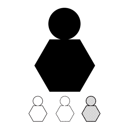 People vector iconのイラスト素材