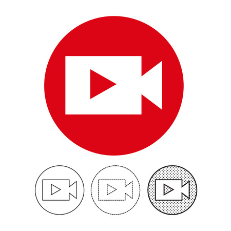 video camera iconのイラスト素材
