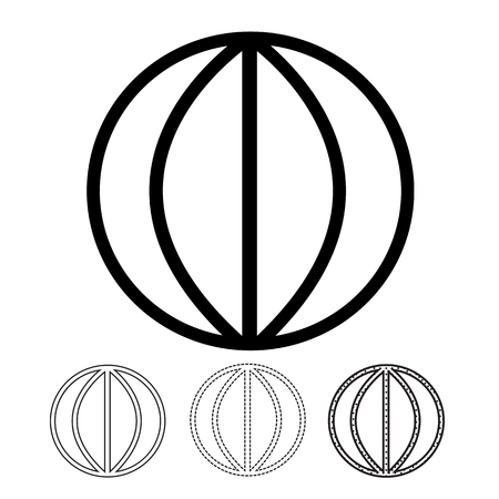Globe vector iconのイラスト素材