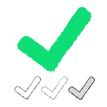 Check mark icon vectorのイラスト素材