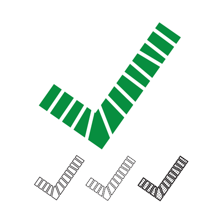 Check mark icon vectorのイラスト素材