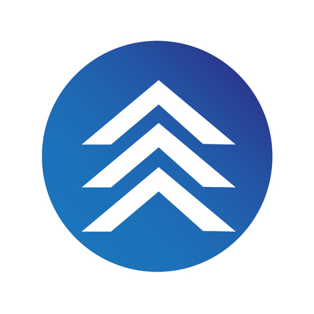 simple arrow sign iconのイラスト素材