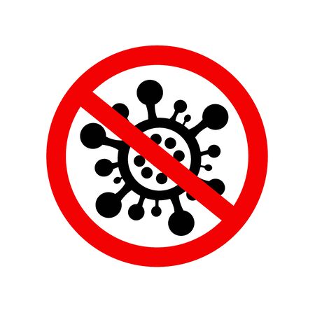 COVID-19 Vector Coronavirus icon sign designのイラスト素材