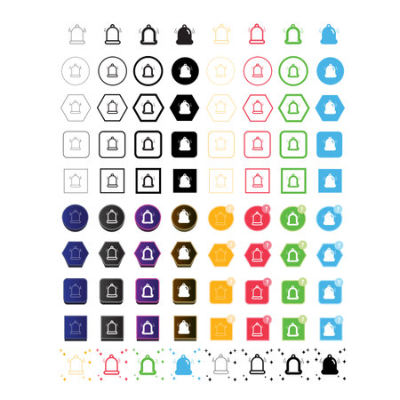 bell iconのイラスト素材