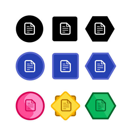 document iconのイラスト素材