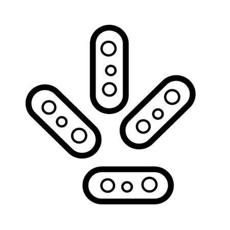 Bacteria Iconのイラスト素材