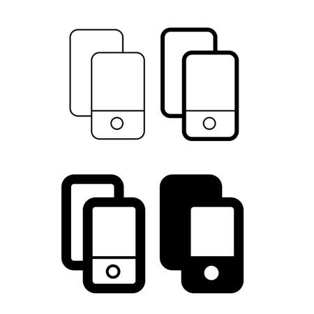 computer monitor iconのイラスト素材