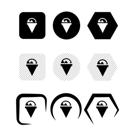 icecream iconのイラスト素材