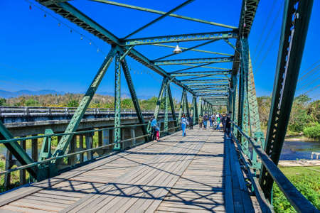 memorial bridge in Pai,  Mae hong son ,thailand