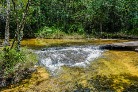 Huai Luang Waterfall  or Bak Teo Waterfall in Phu Chong Na Yoi National Park, Ubonratchathani...