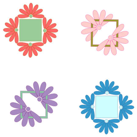 frame, suitable for paper wallpaper wallのイラスト素材