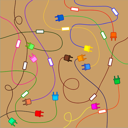 Background of the electrical conductors.のイラスト素材