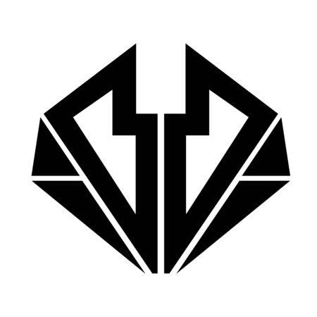 Simple black silhouette, sign, symbol. のイラスト素材