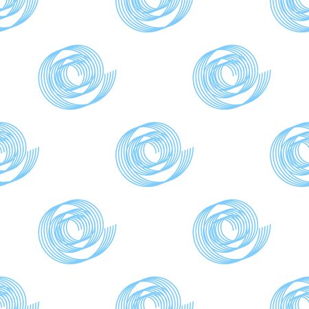 simple vector background of blue spirals. vector illustration.のイラスト素材