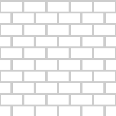Black brick wall seamless pattern. Simple building stonewall background. Vector illustrationのイラスト素材