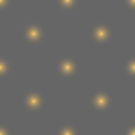 Abstract yellow lights vector seamless pattern.のイラスト素材