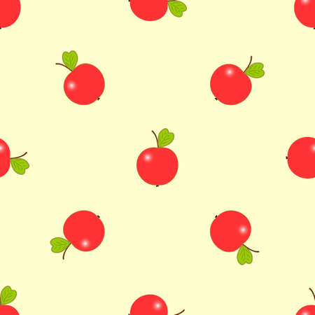 background of red ripe apples.のイラスト素材