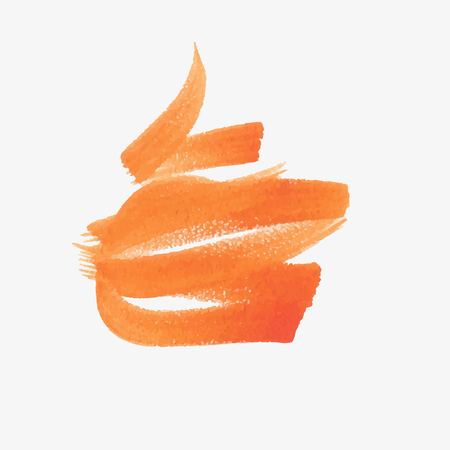 Realistic smear of paintのイラスト素材