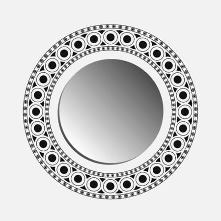 Ornamental circle pattern. Mandala. Vectorのイラスト素材