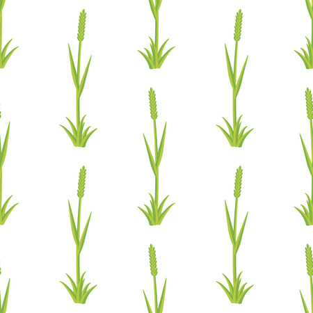 Fresh grass seamless vector patternのイラスト素材
