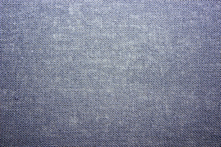Blue fabric texture. Plain weave . Rough canvas blueの写真素材