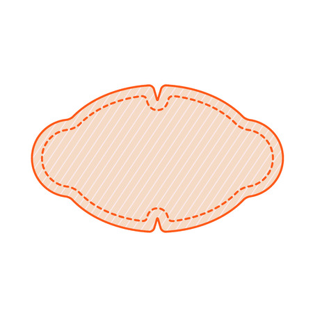Vector of vintage frame set on pattern retro background. Cute frames for your design. Vectorのイラスト素材