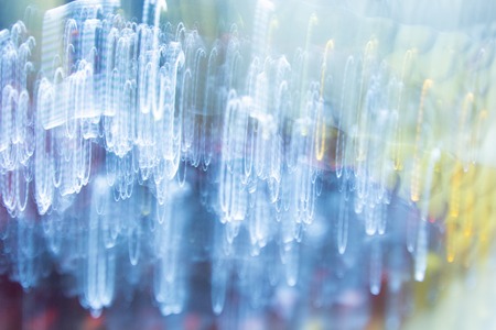 Blurred background, glow like electricity or lightning.の写真素材