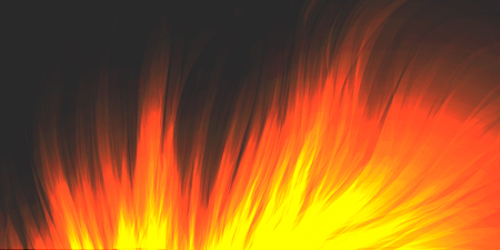Burning fire, blazing flame, vector background. Bright orange glowing flameのイラスト素材