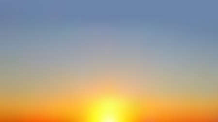 gradient background illustration. Natural colors, sunrise or sunset.の写真素材