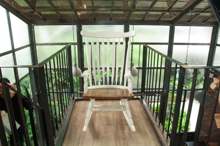 Bangkok, Thailand- June 5,2017 : Keaw Kai Ka Coffee Shop and Cafe Restaurant. Interior Relaxation Conceptのeditorial素材