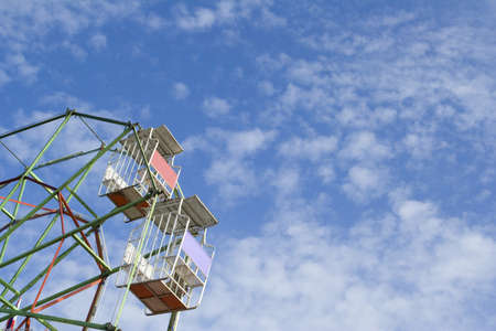 a ferris wheel の写真素材