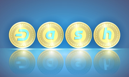 Horizontal web banner with realistic gold coin nem and dark blue background with hatching on the...
