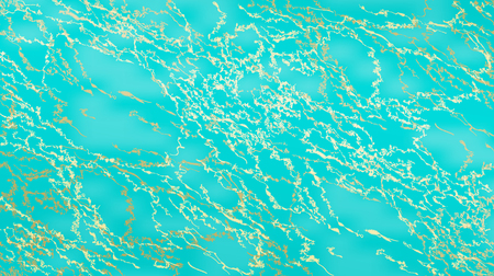 Seamless marble vector texture. Green marble with gold veins. Marble effect. Graceful background. Rectangular tile.のイラスト素材