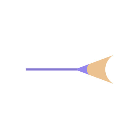 Colored pencil draws an even straight line.のイラスト素材