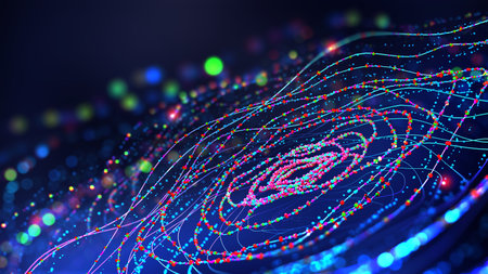 big data. Business and digital technologies. Data flow in a secure system. Wireless systems,...