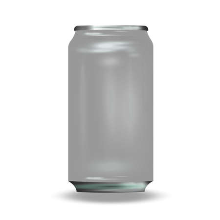Aluminum cans of apple, grape, cherry juice. Fruit drink advertising vector designのイラスト素材