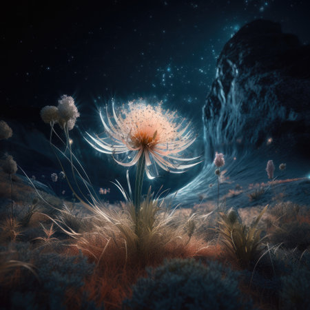 Beautiful blooming flower Warat Flora, Protea susara .Created with generative AIの写真素材