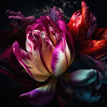 Beautiful blooming flower Warat Flora, Protea susara .Created with generative AIの写真素材