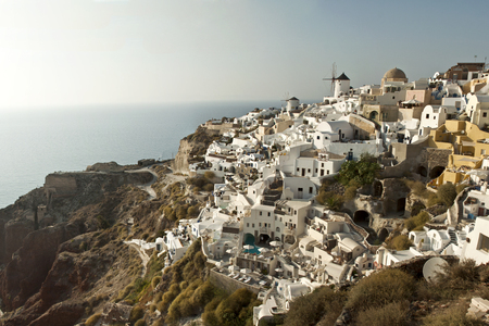 Santorini, Greece - September 19, 2015: Santorini ,Thera and officially Thira , Greece on September 19, 2015- Santorini is an island in the southern Aegean Sea. It is the largest island of a small, circular archipelago which bears the same name and is theのeditorial素材